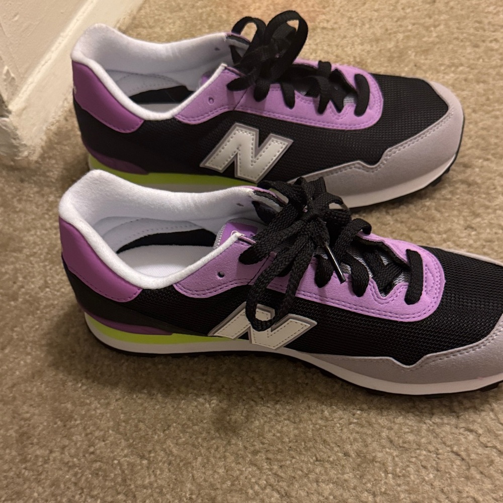 New Balance Women's Black, Purple, and Gray Sneakers